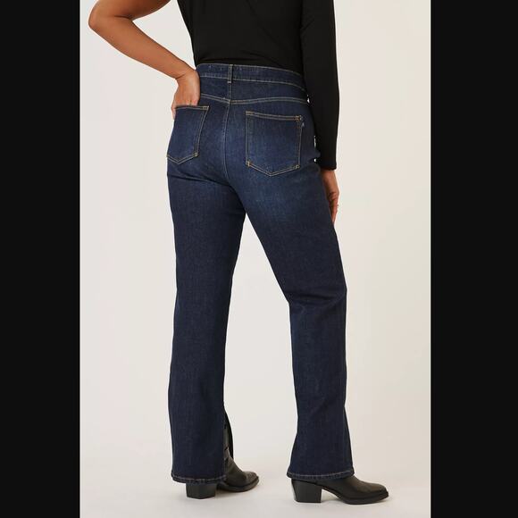 NWT Anthropologie Pilcro The Split Straight Jeans - 32 Waist - Picture 4 of 9